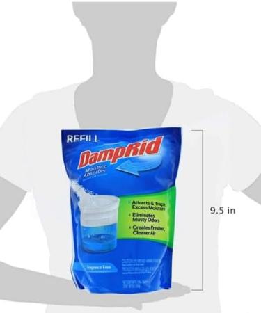 DampRid FG30K Moisture Absorber Refill - 42-Ounce | Best Humidity Control for Home & Travel - International Shipping Available - Buy Online on GoSupps.com