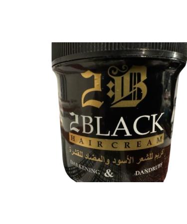 2Black Darkening & Dandruff Hair Cream: Unisex (150g) - Enhance Hair Color & Promote Healthy Scalp - All-Day Moisture & Shine - Ideal for All Hair Type
