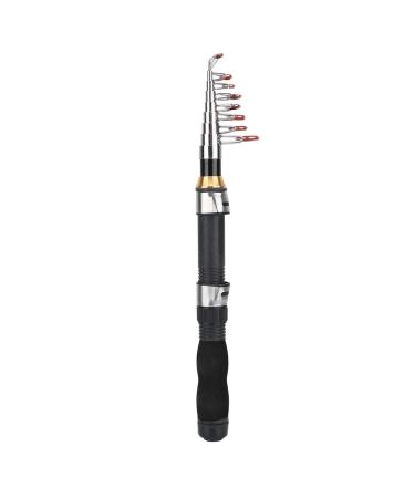 Plplaaoo fishing rod fishing rod mini-fishing rod small fishing rod retractable fishing rod portable travel fishing rod out of the open for sea salt water sweeteners (1.9m)