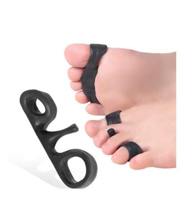DEAVER 5 Pieces Yoga Toes Separators Silicone Toe Spreader Gel Stretchers for Overlapping Soft Bunion Corrector Straighteners Spacer Running Pain Relief