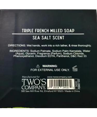 Shop Two's Company Golf Ball Soap on a Rope - Triple French Milled with Sea Salt Scent | Perfect Gift Box | 4.9 oz - Buy Online on GoSupps.com