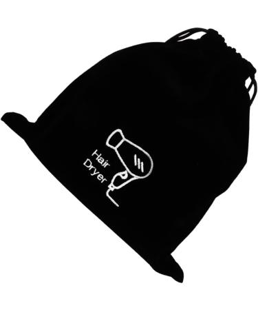 NOLITOY 4pcs Flannel Hair Dryer Bag Hair Dryer Travel Bag Hair Dryer Storage Bag for Hair Dryer Hair Dryer Bag for Travel Curling Iron Travel Bag Travel Drawstring Bag Makeup Brush Bag 26.00X23.00X0.50CMx4pcs Blackx4pcs - Buy Online on GoSupps.com