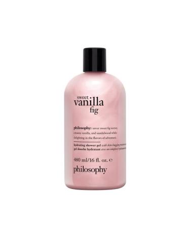 philosophy hydrating shower gel sweet vanilla fig 480ml (16oz)