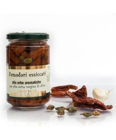  Le Lame Dried Tomatoes with Aromatic Herbs in Extra Virgin Olive Oil Made in Italy 3 x 280g Jars - Buy Online on GoSupps.com