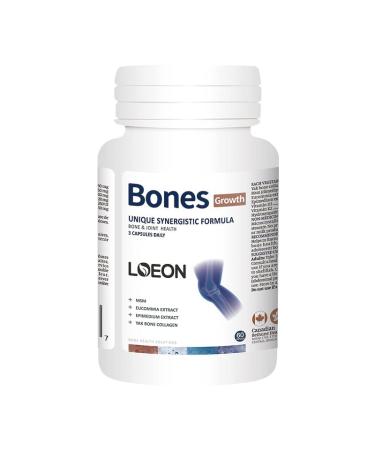 LOEON Bones Calcium Capsule(60 Capsules).Bone Builder Extra Strength Tablets with Calcium and Phosphorus to Help Maintain Healthy Bone Density