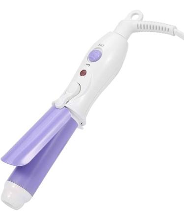 Mini Curling Irons Kid Tourmaline Curling Wand Heating Hair Wave Curler Eu#Purple