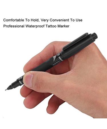 Tattoo Marker Set - 10 Double-Headed Pens for Fake and Temporary Tattoos | Removable Markers for Men and Women - Buy Online on GoSupps.com