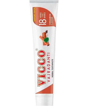 Vicco Vajradanti Herbal Toothpaste - 18 Ayurvedic Herbs & Barks with Cinnamon - Pack of 3 (200g Each) - International Shipping Offered - Buy Online on GoSupps.com