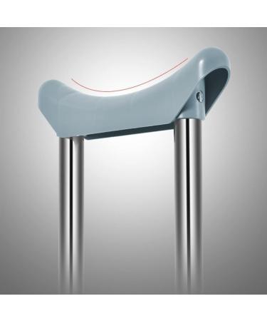 Safety Crutches Stainless Steel Crutches 2pcs Adult Underarm Canes with Spring Shock Absorbing Walking Sticks Adjustable Walking Cane Comfortable Independence Adult size 175-195cm - Buy Online on GoSupps.com