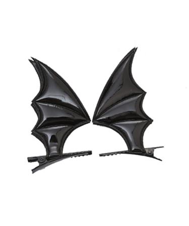 Devil Hair Clips with Bat Wings | Halloween Party Hair Accessories & Cosplay Hairpins - Buy Online on GoSupps.com