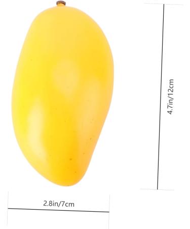 Zerodeko 3pcs Fake Fruit Fruit Model Model Simulated Fruit Creative Playthings Decor for Kitchen Fruit Ornament Fruit Desk Decorations Fruit Toys Creative Toys Mango Ornaments - Buy Online on GoSupps.com