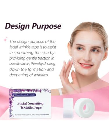 Face Tape for Wrinkle Smoothing | Invisible Facial Patches for Forehead Wrinkles Crow's Feet & Fine Lines - 3 Rolls (10 Yards Each) | Prevent & Repair Skin Aging - Buy Online on GoSupps.com