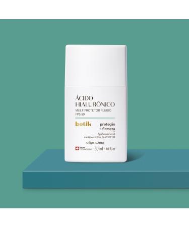  O BOTICARIO O Botic rio Botik Hyaluronic Acid Multiprotective Fluid SPF 50 Protects Moisturizes and Prevents Loss of Skin Firmness Moisturises for up to 48 Hours Dry Touch 30 ml - Buy Online on GoSupps.com