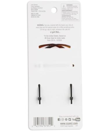 Scunci Claw Clip Set with No-Slip Grip - 2 Clips - Buy Online on GoSupps.com