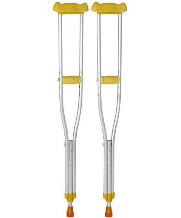 Crutches for Adults Underarm Crutches for Adjustable Lightweight Adjustable Axilla Under Arm Crutches Aluminum Mobility Medium Walking Sticks for Everyday Use Or Hospita Lucky Star