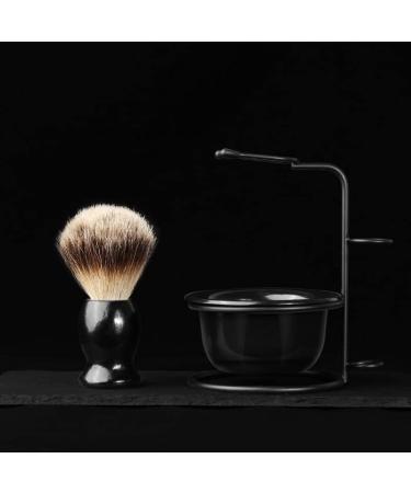 Shop Bggiwy Men's Razor Brushes Set - Foam Shell Hairdressing Salon Facial Bar Cleaning 11x13cm Black - International Shipping Available - Buy Online on GoSupps.com