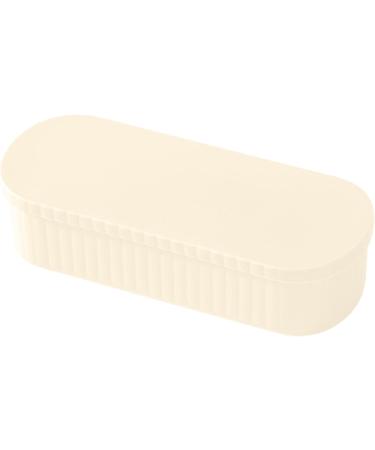 itrimaka Makeup Brush Cleaner Box | Makeup Sponge Cleaner Storage Box Drying Holder | Portable Dustproof Cleaning Tool for Makeup Brushes Sponges Third Generation Milky Apricot Color - Buy Online on GoSupps.com