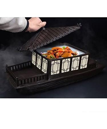Plates Hotel Retro Dry Ice Plate Creative Tableware Japanese Restaurant Sushi Plate Tableware Kitchenware OneColor - Buy Online on GoSupps.com