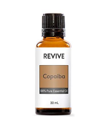 Copaiba Essential Oil 30mL by REVIVE Essential Oils - 100% Pure Therapeutic Grade for Diffuser Humidifier Massage Aromatherapy Skin & Hair Care