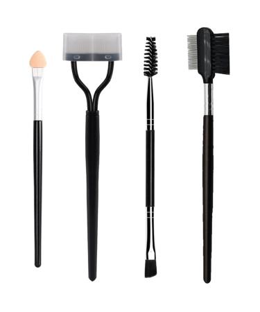 BAISDY 4Pcs Eyelash Comb Separator Eyelash Mascara Brow Brush Makeup Grooming Tool