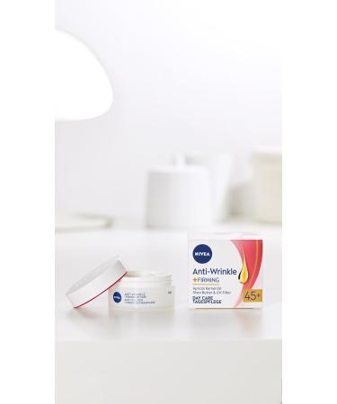 NIVEA Polish Level Anti ripples reinforced day cream with shea butter and arich cotton oil ripe to 45+ 50 ml Anti + reinforcing day cream - Buy Online on GoSupps.com