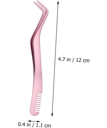 Housoutil Eyelash Tweezers with Comb Makeup Lash Applicator Women Accessory Makeup Mascara Tweezers for Lashes Lash Lengthening Mascara Makeup Tools Stainless Steel Miss Eyelash Comb Major - Buy Online on GoSupps.com