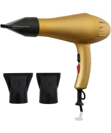 JYYBN Hair Dryer Powerful AC Motor 2300W Professional Hairdryer Negative Ionic Technology with 2 Air Nozzles Extreme Hairdryer with 3 Heat 2 Speed Settings Fast Drying for Home and Salon