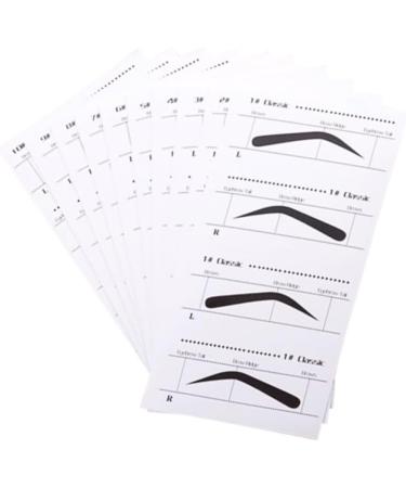 Ipetboom Eyebrow Card 30 Pcs Laundry Metal Bucket Eyebrowhack Eyebrow Shaping Stencils Mold Suite Eyebrow Shape mediumx3pcs As Shownx3pcs - Buy Online on GoSupps.com