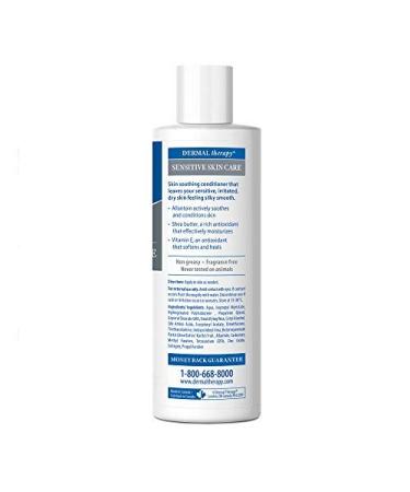 Dermal Therapy Sensitive Skin Lotion - 15% Allantoin & 10% Shea Butter for Eczema Relief - Soothing Non-Irritating Lotion - 8 fl oz / 240 ml - Buy Online on GoSupps.com