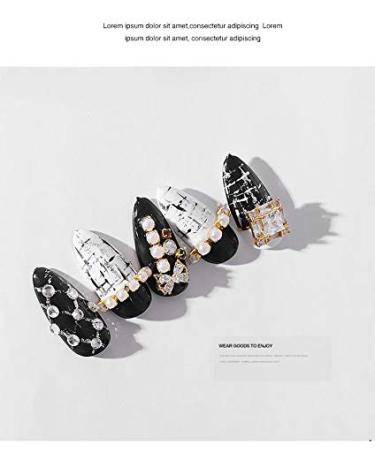 25cm Nail Art Metal Pearl Chain - Glitter Accessories for DIY Manicure | Gold & Silver LT07 - Buy Online on GoSupps.com