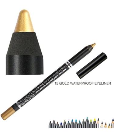 Waterproof Golden Glide-on Eyeliner - Shade 15 Gold - Buy Online on GoSupps.com