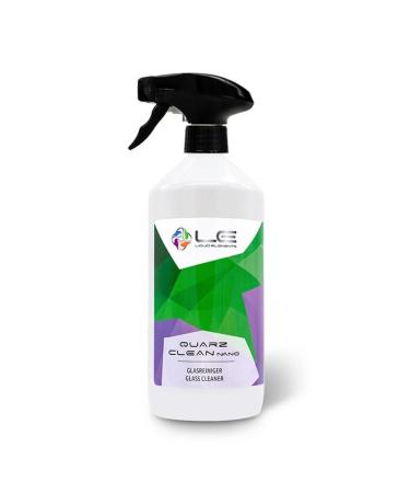 Liquid Elements - Quartz Clean nano glass cleaner car 1 liter - powerful cleaner for slices glasses & mirrors - Strip -free disc cleaner including sealing
