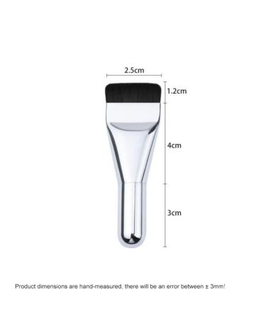 Thin Liquid Foundation Makeup Brush Set - 4PCS Flat Brushes for Flawless Blending & Contouring - Ideal for Liquid & Cream Foundation - Buy Online on GoSupps.com