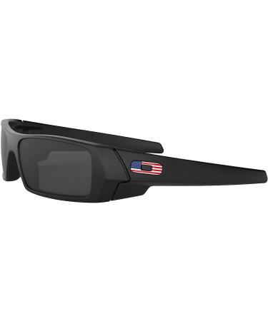 Oakley Gascan OO9014 Sunglasses Men Matte Black/Gray + Leash & VISIOVA Accessories - Buy Online on GoSupps.com
