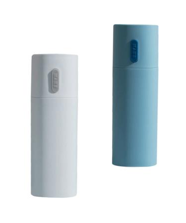 Beaupretty 2 pieces box toothbrush box toothbrush cup toothbrush outdoor owner travel toothbrush case toothbrush container toothbrushes storage case travel toothpaste etui toothpaste