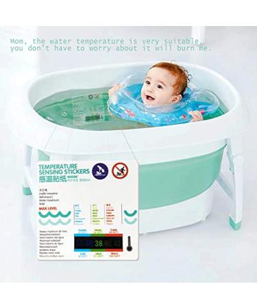 Safety Kids Bath Thermometer 2 Pack - Liquid Crystal Material, More Accurate Data, Easy to Use, Waterproof - Water Temperature Stickers - Buy Online on GoSupps.com