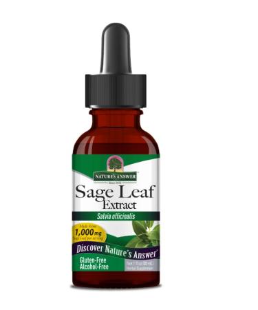 4703 Duke Drive Naturals Answer Sage Leaf 1000mg Glutenfree 30 ml