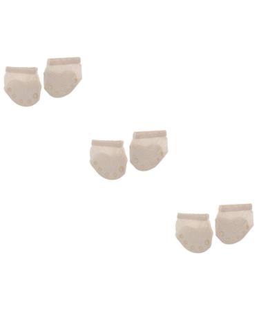 FRCOLOR 3 Pairs Dance Socks Foot Protector Forefoot Pads Ballet Toe Protector