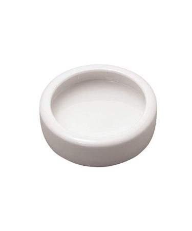 Reptile Food Water Dish Worm Bowl Mealworm Feed Feeder Mini Reptile Food Bowl Ceramics Made (M) M (Pack of 1)