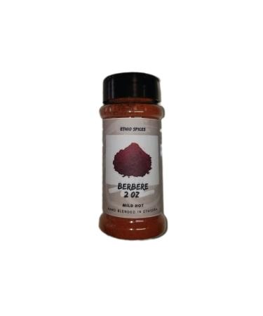 A blend of 14 Organic Ingredients, Mildly Hot, Authentic, Ethiopian Berbere Spice 2.0 Ounces
