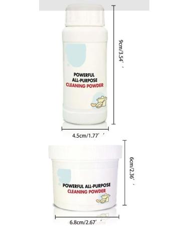Multi-Purpose Cleaner Foaming Rust Remover Kitchen Multi-Purpose Cleaning Powder Powerful General Purpose Powder Cleaner for Kitchens (2Pcs 110g) 2Pcs 110g - Buy Online on GoSupps.com