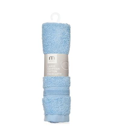 Meridiana Egyptian Cotton Facecloth Baby Blue
