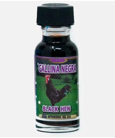 Aceite Gallina Negra - Black Hen Spiritual Oil - Anointing Oil - Magical Oil - 0.5 fl oz