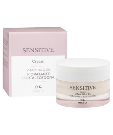 Sensitive Face Cream 50 ml with Vitamin K OX - Fortifying moisturizer for sensitive and reactive skin. Deliplus
