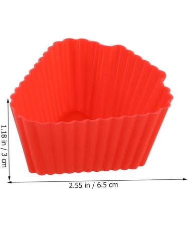 Zerodeko 20pcs Baking Mold Silicone Molds Reusable Baking Cases Tray Mold Muffin Baking Cups Cake Egg Tart - Buy Online on GoSupps.com