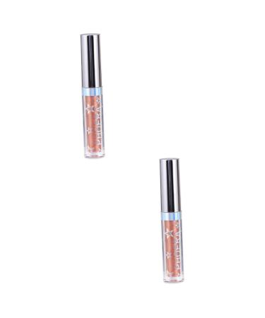 FOMIYES 2pcs Eyeshadow Glow Liquid Eyeliners Sparkling Eyeliner Women Makeup Eye Shadow Water-based 1 count (Pack of 1) As Shownx2pcs