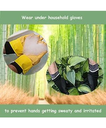 Bamboo Gloves for Eczema Black Medium Women and Men Dry Hands Overnight Moisturising Gloves 3 Pairs - Buy Online on GoSupps.com