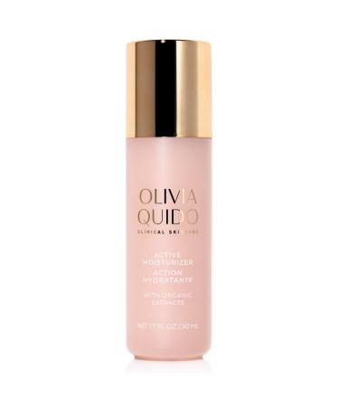 OLIVIA QUIDO Clinical Skincare Active Moisturizer with Organic Extracts | Contains Lightweight Hydro-balancing Ingredients | Non-Comedogenic Anti-Aging Moisturizer for Oily and Acne-Prone Skin