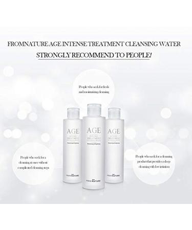 AGE Intense Treatment Cleansing Water 200ml - From Nature Makeup Remover for All Skin Types - International Shipping Available - Buy Online on GoSupps.com