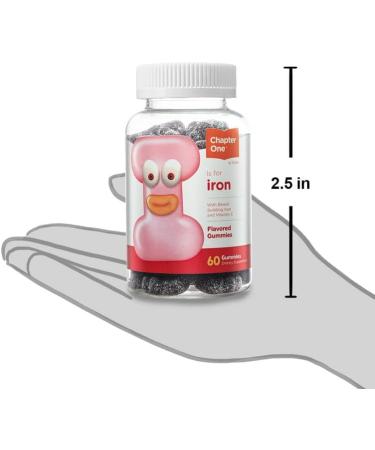YHN Chapter One Iron Gummies - 60 Delicious Iron Gummy Vitamins - Buy Online on GoSupps.com